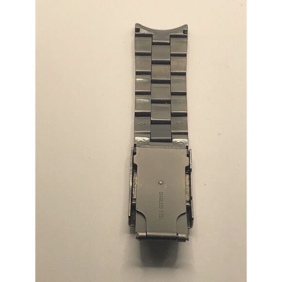 Authentic Fossil Watch Bracelet Parts Partial Band Clasp Links Grey 20mm FK87 - Picture 4 of 9